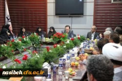 مراسم تکریم و معارفه ی دکتر علی نژاد، سرپرست سابق و دکتر باغستانی، سرپرست جدید پردیس نسیبه