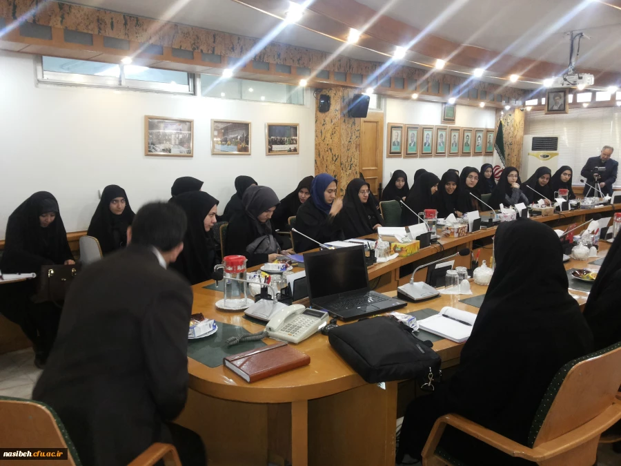 بازدید دانشجو معلمان پردیس نسیبه تهران از سازمان پژوهش و برنامه ریزی وزارت آموزش و پرورش 4