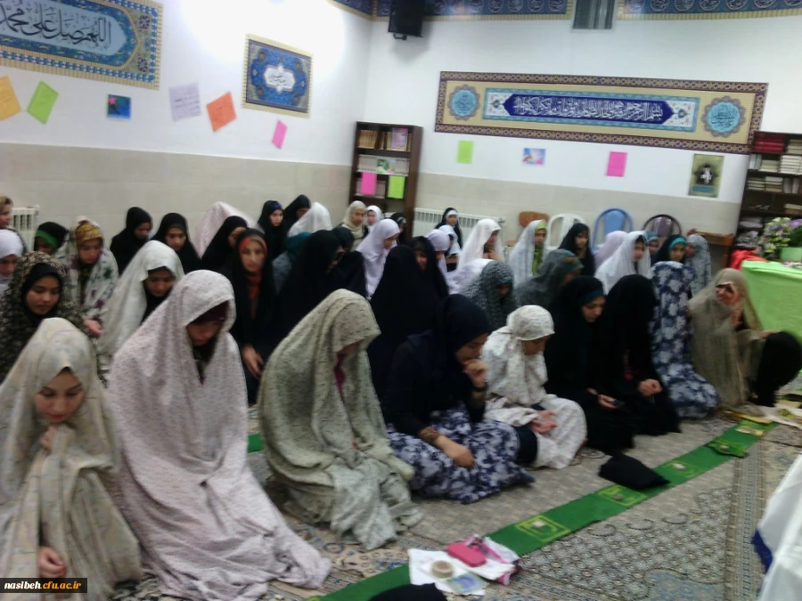 برگزاری مراسم روزاول ماه رجب درپردیس نسیبه  2