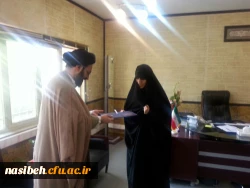 مراسم معارفه خانم یاوری نماینده نهادمقام معظم رهبری  2