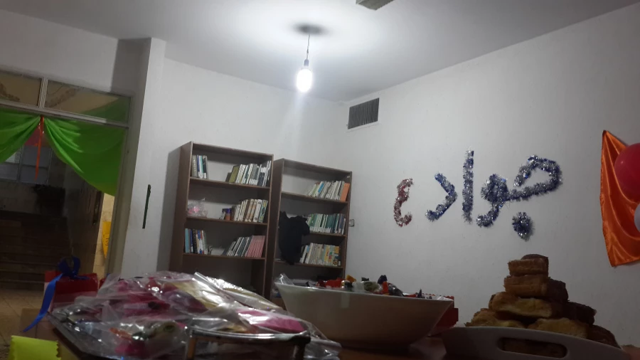 مراسم جشن میلادامام جوادالائمه(ع)درپردیس نسیبه تهران برگزارشد. 2