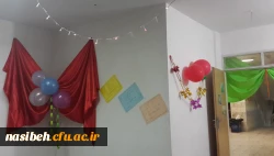 مراسم جشن میلادامام جوادالائمه(ع)درپردیس نسیبه تهران برگزارشد. 2