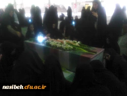 شرکت دانشجومعلمان پردیس نسیبه درمراسم تشیع شهدای غواص  3