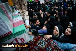 شرکت دانشجومعلمان پردیس نسیبه درمراسم تشیع شهدای غواص  5