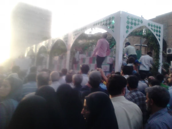 شرکت دانشجومعلمان پردیس نسیبه درمراسم تشیع شهدای غواص  6