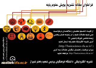 فراخوان مقاله نشریه پویش علوم پایه