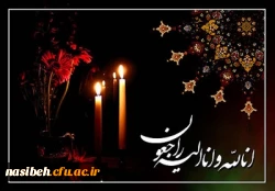 پیام تسلیت  2