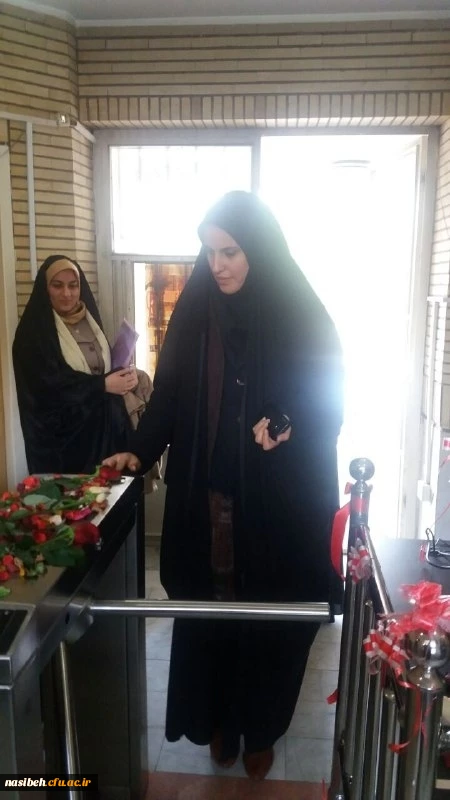 افتتاح گیت تردد دانشجویان پردیس نسیبه توسط جناب آقای دکترمهرمحمدی  2