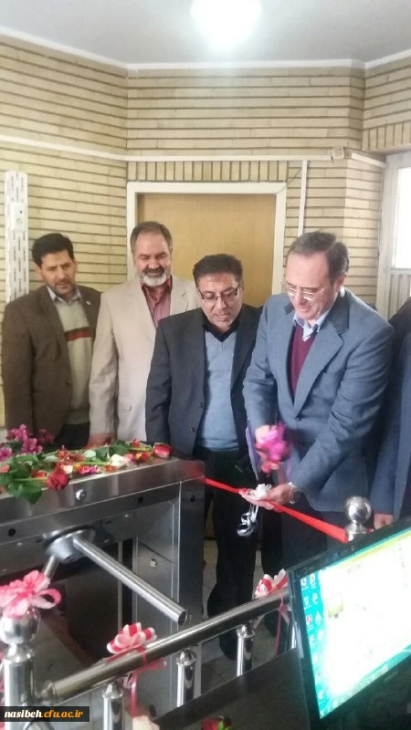 افتتاح گیت تردد دانشجویان پردیس نسیبه توسط جناب آقای دکترمهرمحمدی  4