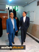 بازدید دکترمهرمحمدی سرپرست دانشگاه فرهنگیان ازنحوه برگزاری امتحانات پایان ترم  2