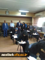 بازدید دکترمهرمحمدی سرپرست دانشگاه فرهنگیان ازنحوه برگزاری امتحانات پایان ترم  3