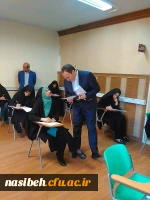 بازدید دکترمهرمحمدی سرپرست دانشگاه فرهنگیان ازنحوه برگزاری امتحانات پایان ترم  6