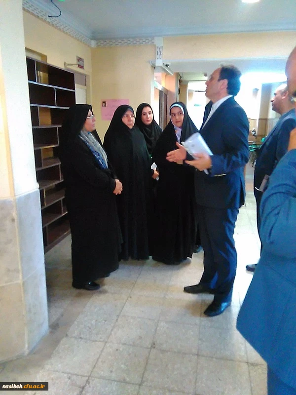 بازدید دکترمهرمحمدی سرپرست دانشگاه فرهنگیان ازنحوه برگزاری امتحانات پایان ترم  7