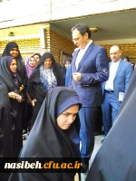 بازدید دکترمهرمحمدی سرپرست دانشگاه فرهنگیان ازنحوه برگزاری امتحانات پایان ترم  8