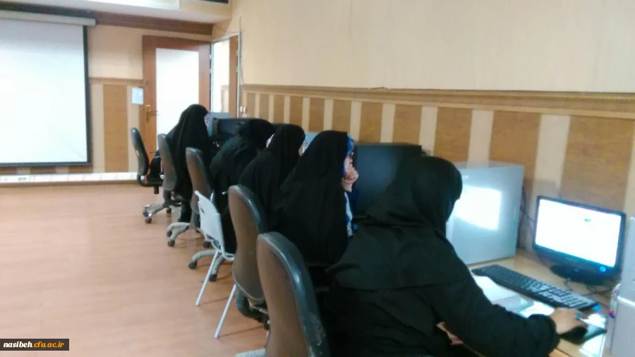 برگزاری آزمون مجازی سرپرستان شبانه روزی درپردیس نسیبه  2