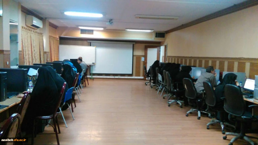 برگزاری آزمون مجازی سرپرستان شبانه روزی درپردیس نسیبه  3