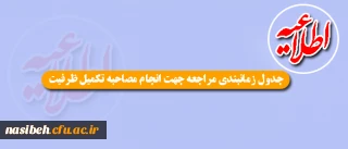 اطلاعیه ویژه قبول شدگان دانشگاه فرهنگیان:

زمان بندی مصاحبه داوطلبان تکمیل ظرفیت آزمون سراسری 1395