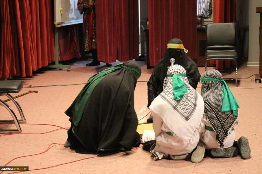 آیین های ویژه سوگواری شهادت حضرت فاطمه(س) در پردیس نسیبه  برگزار شد 6