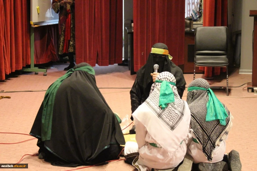 آیین های ویژه سوگواری شهادت حضرت فاطمه(س) در پردیس نسیبه  برگزار شد 7