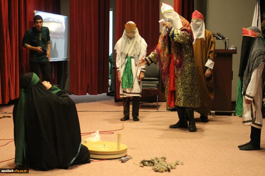 آیین های ویژه سوگواری شهادت حضرت فاطمه(س) در پردیس نسیبه  برگزار شد 12