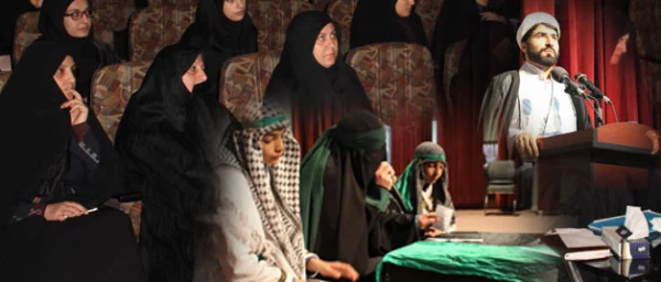 آیین های ویژه سوگواری شهادت حضرت فاطمه(س) در پردیس نسیبه  برگزار شد 2