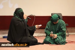 آیین های ویژه سوگواری شهادت حضرت فاطمه(س) در پردیس نسیبه  برگزار شد 9