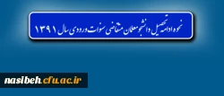 نحوه ادامه تحصیل دانشجومعلمان متقاضی سنوات ورودی سال ۱۳۹۱ 2