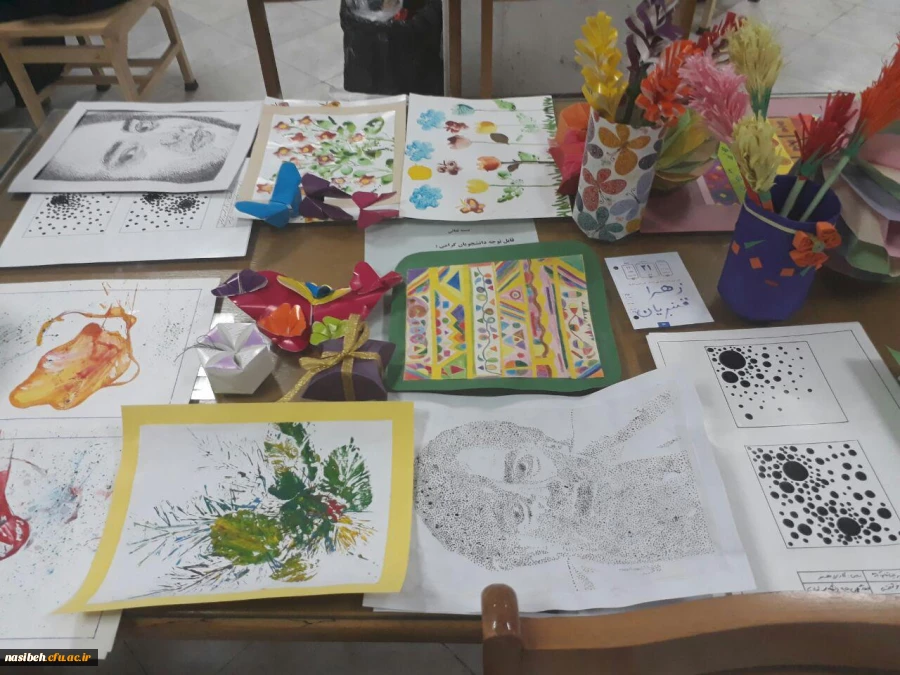 گرافیک در معنای لغت بمعنی ترسیم و نگارش است

برگزاری نمایشگاه  آفرینش های هنری دانشجویان استاد خوشبختی  در کتابخانه پردیس نسیبه تهران 8