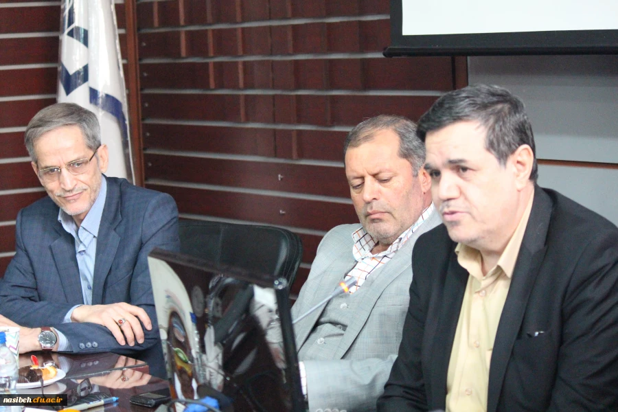 مراسم تکریم دکتر سبحانی سرپرست پیشین امور پردیس های استان تهران 2