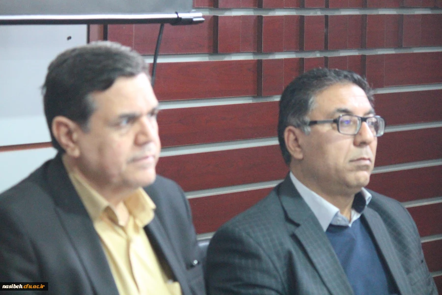 مراسم تکریم دکتر سبحانی سرپرست پیشین امور پردیس های استان تهران 3