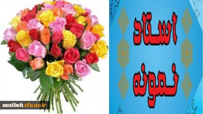 تبریک به اساتید برگزیده شده نمونه استان تهران