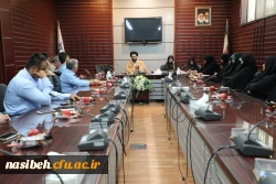 حجت الاسلام و المسلمین دادگر در پردیس نسیبه:
با تشریف فرمایی مقام معظم رهبری (مدظله العالی) تکریم مضاعفی نسبت به مقام معلم صورت گرفت: 2