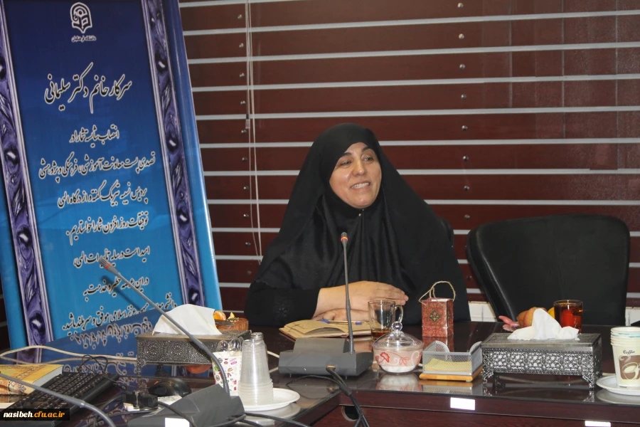 مراسم تودیع ومعارفه معاونت آموزشی پردیس نسیبه  7