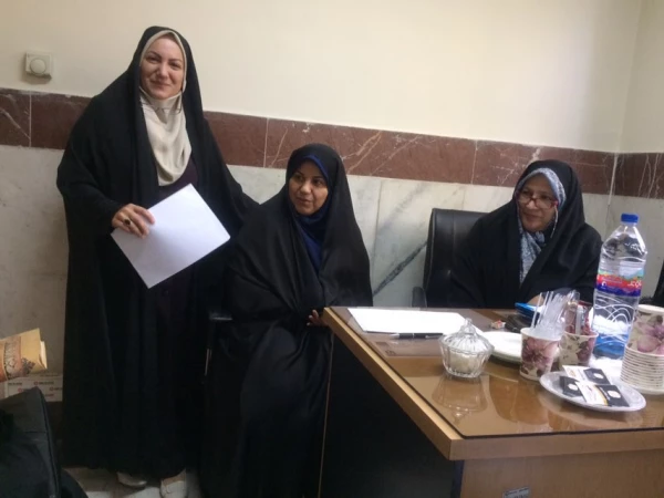 بازدید دکترعلی نژاد معاون دانشجویی دانشگاه فرهنگیان از فرایند مصاحبه تکمیل ظرفیت ونیمه متمرکزدرپردیس نسیبه 2