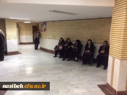 بازدید دکترعلی نژاد معاون دانشجویی دانشگاه فرهنگیان از فرایند مصاحبه تکمیل ظرفیت ونیمه متمرکزدرپردیس نسیبه 5