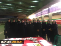 مسابقات مقدماتى دانشجویان دختر پردیس ها و مراکز عالی دانشگاه فر هنگیان استان تهران درپردیس نسیبه برگزارشد . 2