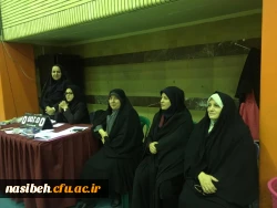 مسابقات مقدماتى دانشجویان دختر پردیس ها و مراکز عالی دانشگاه فر هنگیان استان تهران درپردیس نسیبه برگزارشد . 2