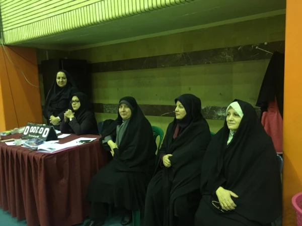 مسابقات مقدماتى دانشجویان دختر پردیس ها و مراکز عالی دانشگاه فر هنگیان استان تهران درپردیس نسیبه برگزارشد . 2