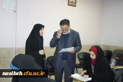 بازدید مدیریت امور پردیس های استان تهران و معاون آموزشی، فرهنگی و پژوهشی استان از برگزاری امتحانات پایان ترم 2