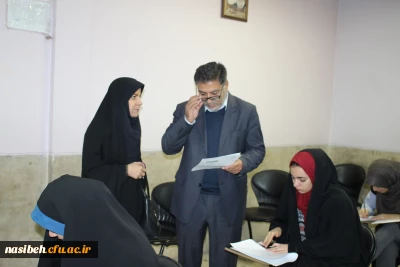 بازدید مدیریت امور پردیس های استان تهران و معاون آموزشی، فرهنگی و پژوهشی استان از برگزاری امتحانات پایان ترم