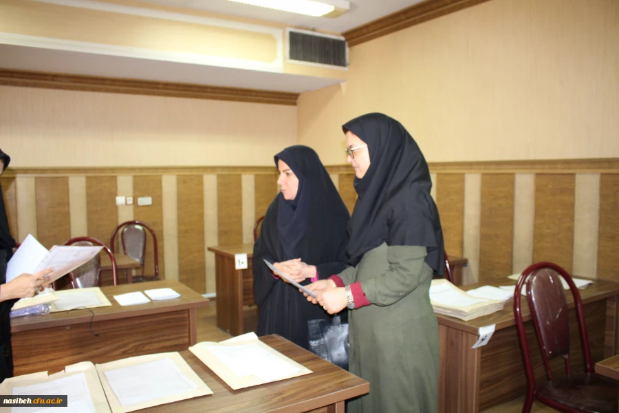 بازدید مدیریت امور پردیس های استان تهران و معاون آموزشی، فرهنگی و پژوهشی استان از برگزاری امتحانات پایان ترم 6