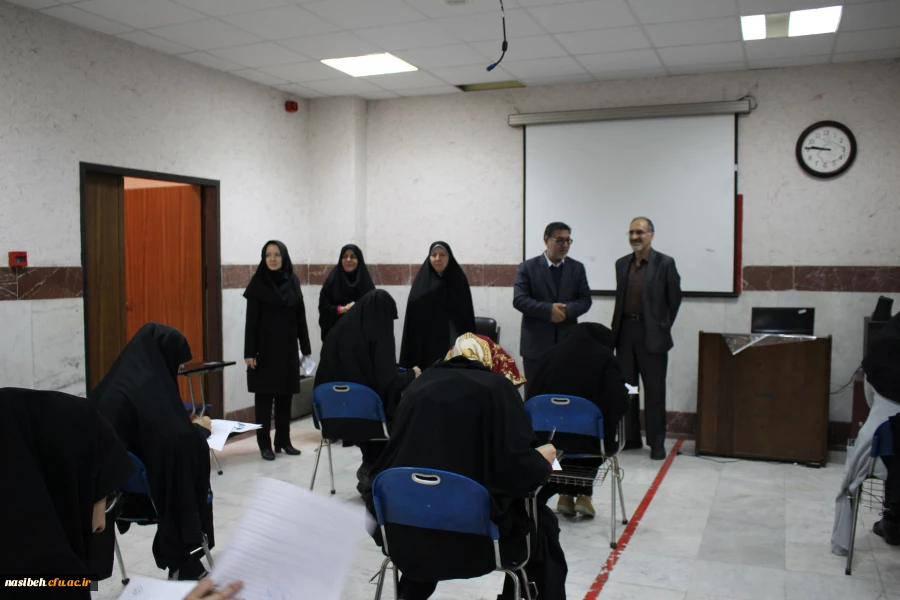 بازدید مدیریت امور پردیس های استان تهران و معاون آموزشی، فرهنگی و پژوهشی استان از برگزاری امتحانات پایان ترم 8