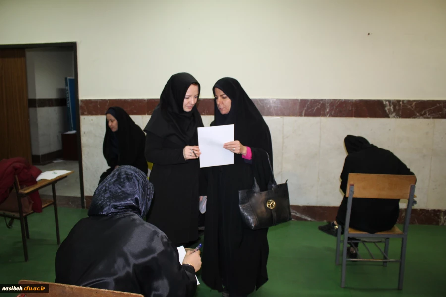 بازدید مدیریت امور پردیس های استان تهران و معاون آموزشی، فرهنگی و پژوهشی استان از برگزاری امتحانات پایان ترم 9