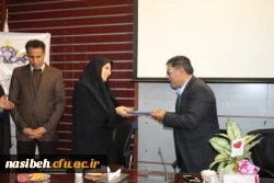 جلسه معارفه دکترخدابنده معاونت مالی ، اداری ودانشجویی پردیس نسیبه وتقدیراززحمات دکترعادلی فر 6