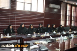 جلسه معارفه مسئول محترم نهادنمایندگی مقام معظم رهبری دانشگاه فرهنگیان درپردیس نسیبه  3