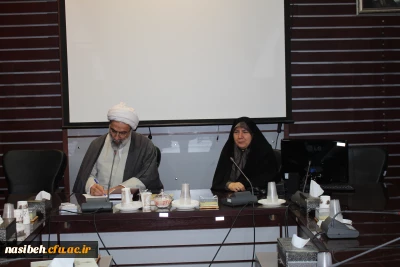 جلسه معارفه مسئول محترم نهادنمایندگی مقام معظم رهبری دانشگاه فرهنگیان درپردیس نسیبه