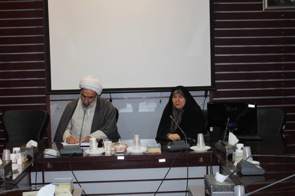 جلسه معارفه مسئول محترم نهادنمایندگی مقام معظم رهبری دانشگاه فرهنگیان درپردیس نسیبه  2