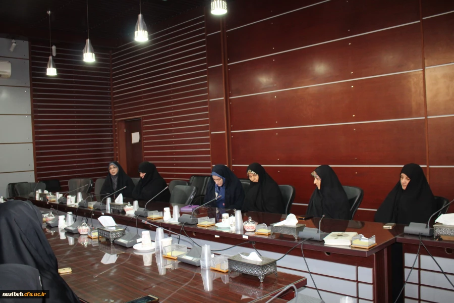 جلسه معارفه مسئول محترم نهادنمایندگی مقام معظم رهبری دانشگاه فرهنگیان درپردیس نسیبه  5