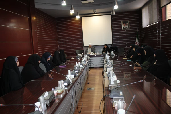 جلسه معارفه مسئول محترم نهادنمایندگی مقام معظم رهبری دانشگاه فرهنگیان درپردیس نسیبه  4