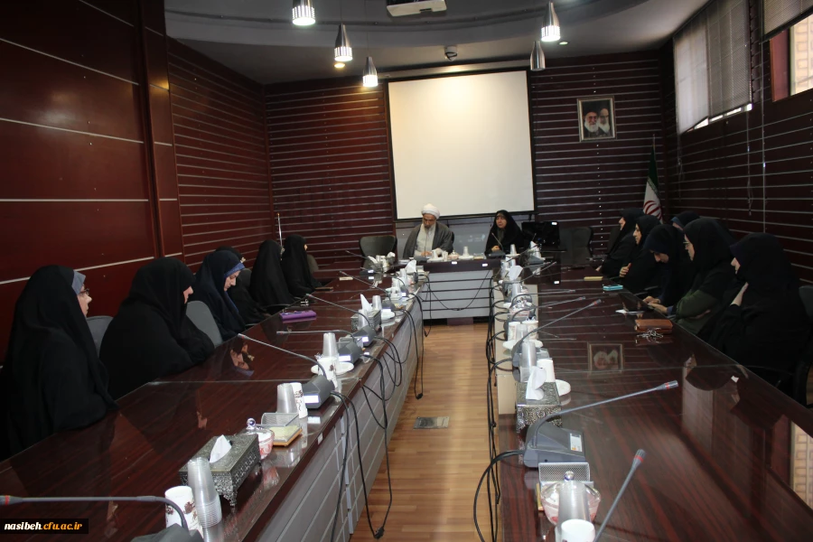 جلسه معارفه مسئول محترم نهادنمایندگی مقام معظم رهبری دانشگاه فرهنگیان درپردیس نسیبه  4